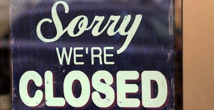 Sorry we're closed