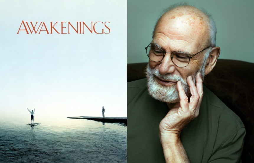 Sacks, right, wrote the memoir that inspired the film "Awakenings."